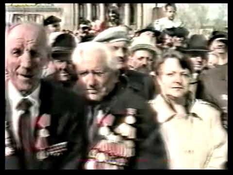 Видео: 9 мая в Ангарске, 90е годы, репортаж Евгения Константинова (VHS Rip Upscale to 1440p)