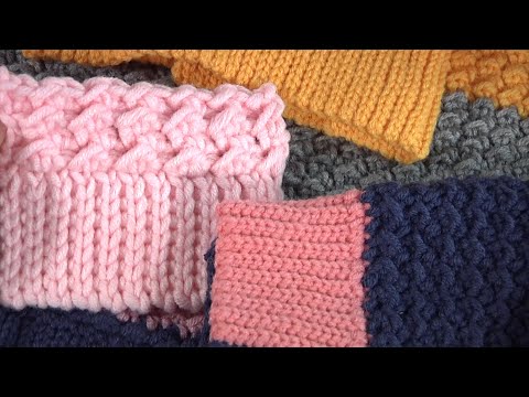 Видео: ДВА СУПЕР простых УЗОРА КРЮЧКОМ/Вязание для НАЧИНАЮЩИХ/Очень эластичная резинка и фактурный узор