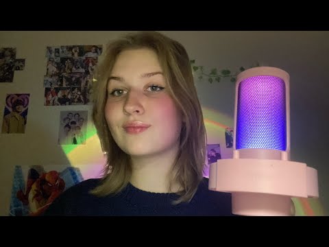 Видео: ASMR новый микрофон|неразборчивый шепот и таппинг и звуки рта и кисточка