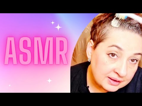 Видео: ASMR шёпотом/Покраска Волос/новый имидж/Макияж.