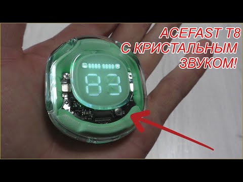 Видео: ACEFAST T8 Crystal TWS ПРОЗРАЧНЫЕ НА СКВОЗЬ С КРИСТАЛЬНЫМ ЗВУКОМ!