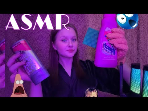 Видео: Асмр "Макияж рандомными предметами💄"+токсичная подруга😣