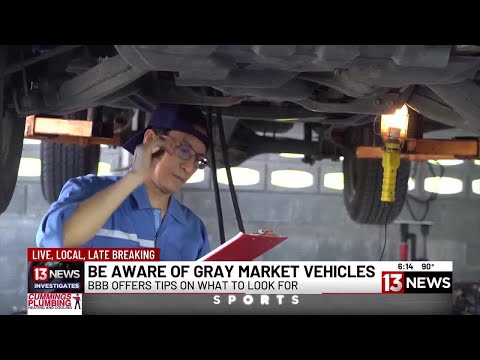 Видео: Хотите купить подержанный автомобиль? Остерегайтесь автомобилей «серого рынка».
