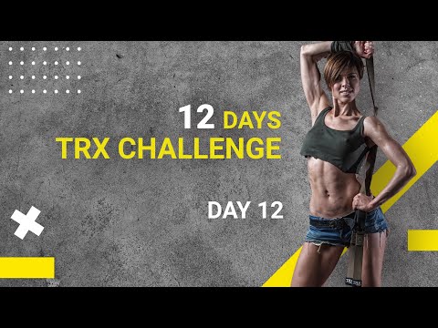Видео: TRX Challenge. Тренировка с петлями ТРХ на всё тело | DAY 12