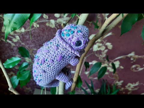 Видео: Игрушка хамелеон  Крючок