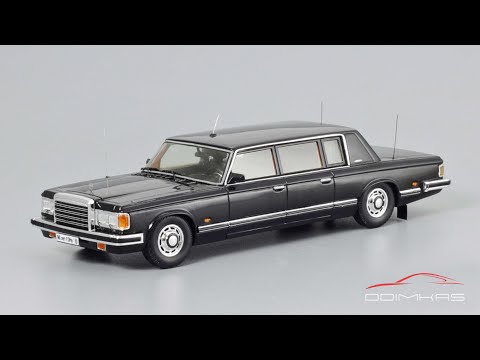 Видео: Лимузин ЗиЛ-41052 - Гараж Особого Назначения || DiP Models || Масштабные модели автомобилей 1:43