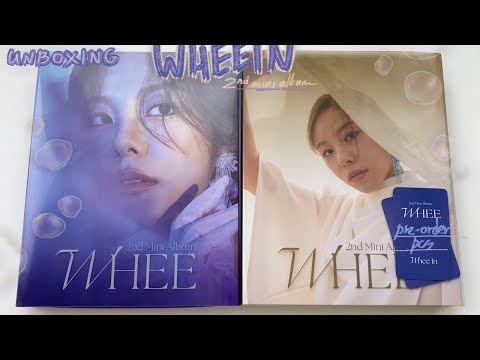 Видео: ✿ распаковка WheeIn 2nd mini album WHEE ✿ west + east ver.