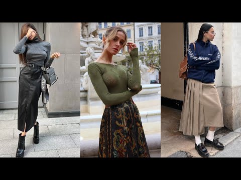 Видео: С ЧЕМ НОСИТЬ ЮБКУ МИДИ ?