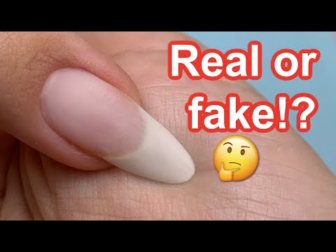 Видео: ГИПЕРРЕАЛИСТИЧНЫЕ НОГТИ с твердым гелем😳 НОВЫЙ ТРЕНД?🤔