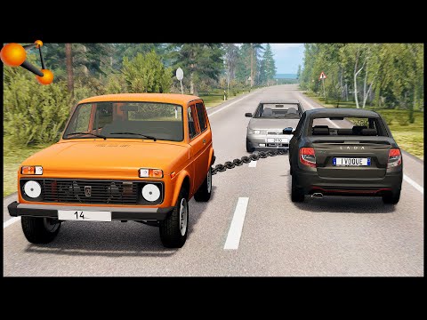 Видео: ВЗЯЛ На ТРОС! ПОТЯНУЛ На ВСТРЕЧКУ! - BeamNg Drive