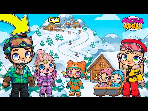 Видео: ПОЛЕТ НА ГОРНОЛЫЖНЫЙ КУРОРТ 🏂🏔️ в AVATAR WORLD ИСТОРИЯ РУТИНА СЕМЬИ  ОБНОВЛЕНИЕ СЕКРЕТЫ СЕРИАЛ