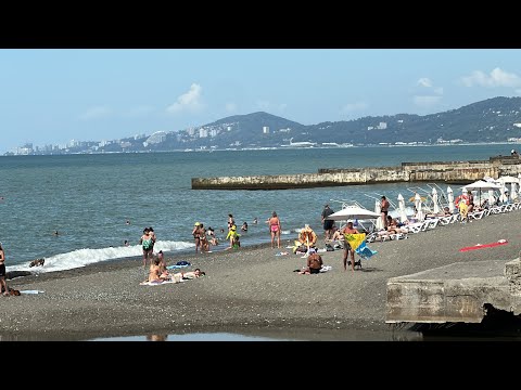 Видео: СОЧИ / ЦЕНТРАЛЬНЫЙ РАЙОН / ПАРК ПРИМОРСКИЙ / Пляж 🏝️ Цирк 🤡