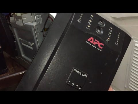 Видео: APC Smart-UPS 1000. Установка более ёмких аккумуляторов. Как переделать.