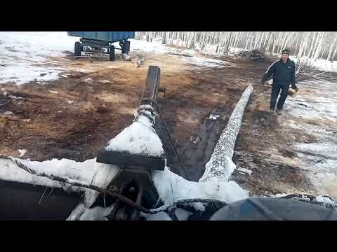 Видео: заканчиваем делянку и уплываем домой.