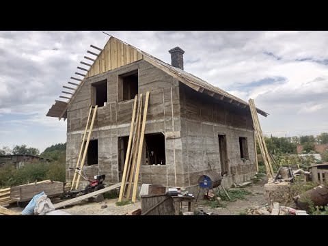 Видео: дом из опилкабетона