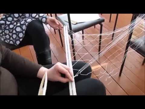 Видео: Клуб "Юшкозерские ремесла". Мастер-класс по вязке и насадке рыболовных сетей.Часть 2.