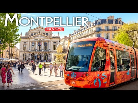 Видео: Монпелье 🇫🇷 - Пешеходный рай 4K прогулка по Окситании,