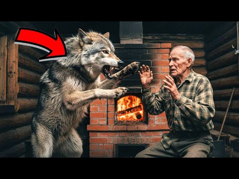 Видео: 87-летний отшельник остался один на один с Голодным Волком. То, что случилось ШОКИРУЕТ!