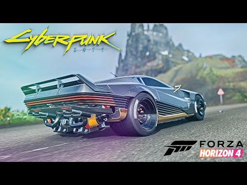 Видео: МАШИНА ИЗ КИБЕРПАНКА 2077 В БИТВЕ ТЮНИНГА - FORZA HORIZON 4