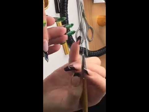 Видео: Моделирование формы "Современный миндаль" техника "Вплетение" от Татьяны Макаровой ЧАСТЬ 2