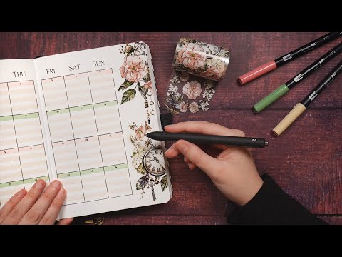 Видео: Настройка Bullet Journal на январь 2025 г. 💜