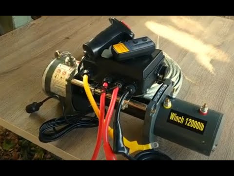 Видео: лебёдка Electric Winch 12000lbs доработка китайской лебёдки