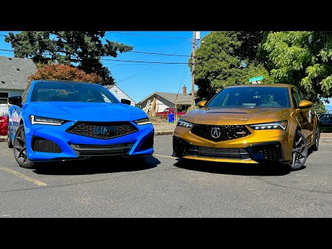 Видео: Сравнение типа S: TLX и Integra