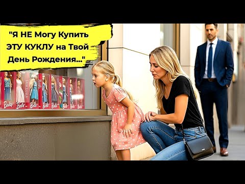 Видео: "Я НЕ Могу позволить Себе Куклу Барби на Твой День Рождения"- Прошептала Мать-Одиночка, Но Миллионер