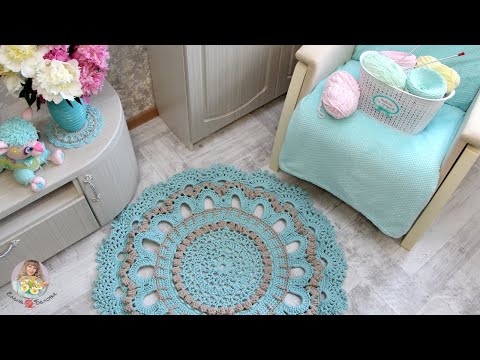 Видео: 💡НОВЫЕ работы,  🧵НОВАЯ пряжа. УРА!!! 🌸 Я довязала КОВЁР! ✨