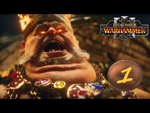 Видео: Total War: Warhammer 3. # 1. Гризус Златозуб. Сложность "Легенда".