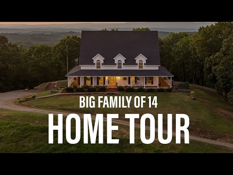 Видео: Экскурсия по дому для семьи площадью 7000 кв. футов в Озарке | Экскурсия по дому для большой семь...