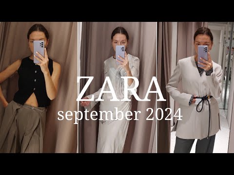 Видео: Новинки осени в ZARA, обзор осенней коллекции с примеркой 🖤