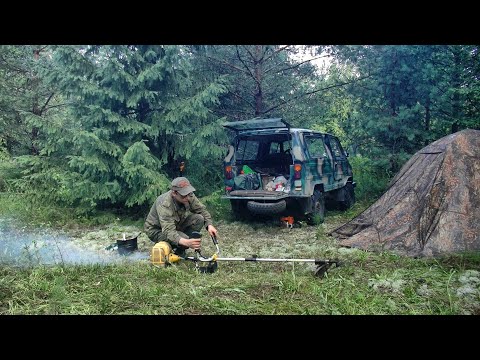 Видео: Металлокоп в заброшенной деревне или "ну и погодку я выбрал" #345