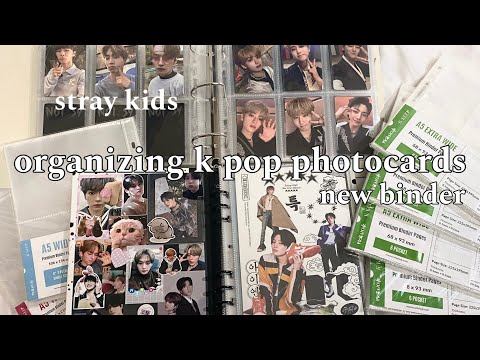 Видео: (yo) распаковка биндера и организация к поп фотокарт | stray kids | organizing k pop photocards