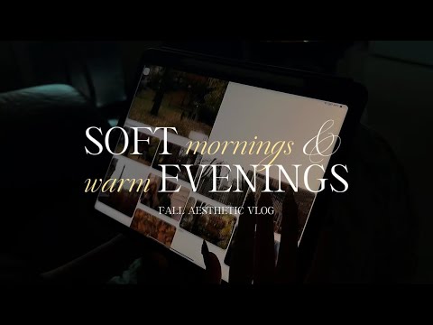 Видео: fall aesthetic vlog // романтизируем осень | aescea