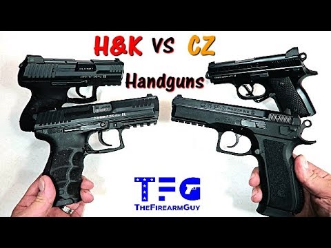 Видео: H&K против CZ-USA — Разборки пистолетов — TheFireArmGuy
