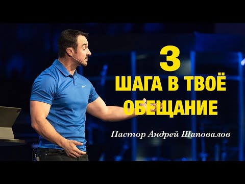 Видео: «Три шага в твоё обещание» Пастор Андрей Шаповалов