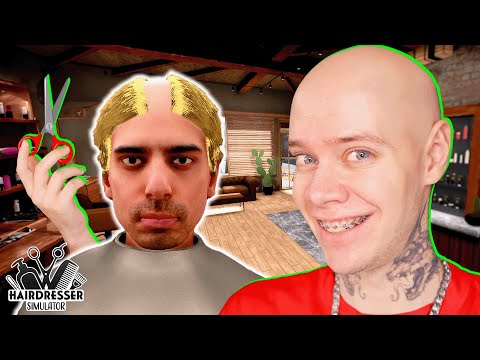 Видео: я ПОБРИЛСЯ НАЛЫСО для этого видео. СИМУЛЯТОР Парикмахера ► Hairdresser Simulator