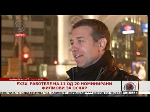 Видео: „FX3X“  работеле на 11 од 20 номинирани филмови за Оскар