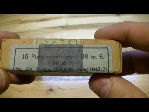 Видео: Немецкие патроны 9x19 Luger: разбоксинг