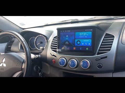 Видео: Установка штатной магнитолы Android и камеры заднего вида на Mitsubishi L200