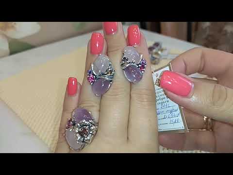 Видео: Серебро от завода Вега. Часть 3. Натуральные камни+повторяшки. 04.08.2020