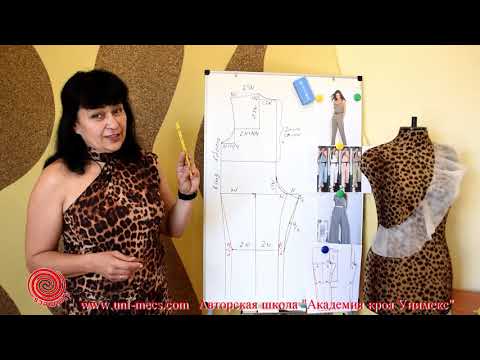 Видео: Летний комбинезон, легкий трикотаж - выкройка за 5 минут