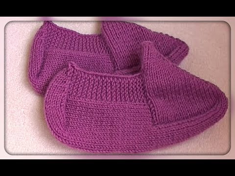 Видео: следки спицами