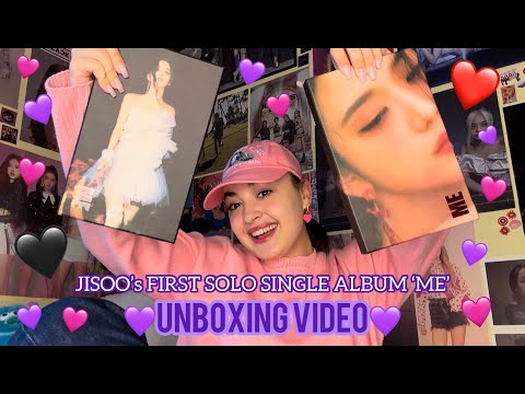 Видео: JISOO's FIRST SOLO SINGLE ALBUM 'ME' [RED and BLACK VERSIONS] /// ВИДЕО UNBOXING
