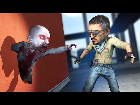 Видео: МАНЬЯК ЗАСТРЯЛ В ТЕКСТУРЕ ПОКА МЫ УБЕГАЛИ! (CS:GO Смешные Моменты)