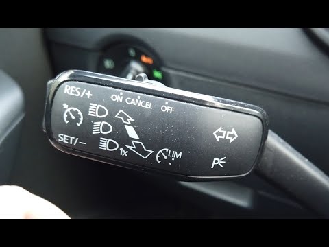 Видео: Лимитер и круиз-контроль в SKODA OCTAVIA A7 FL
