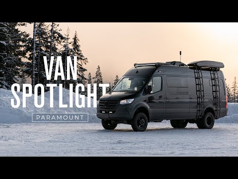 Видео: Ван В центре внимания: Paramount | Внешний фургон 4WD Mercedes-Benz Sprinter 170 Van Conversion Tour