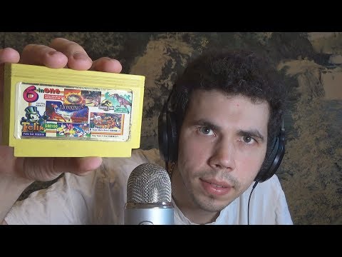 Видео: ASMR 🎧 таппинг по катриджам dendy | разговорное |