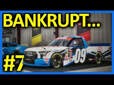 Видео: Режим карьеры NASCAR 25: Я обанкротился...!! (NASCAR 25 часть 7)